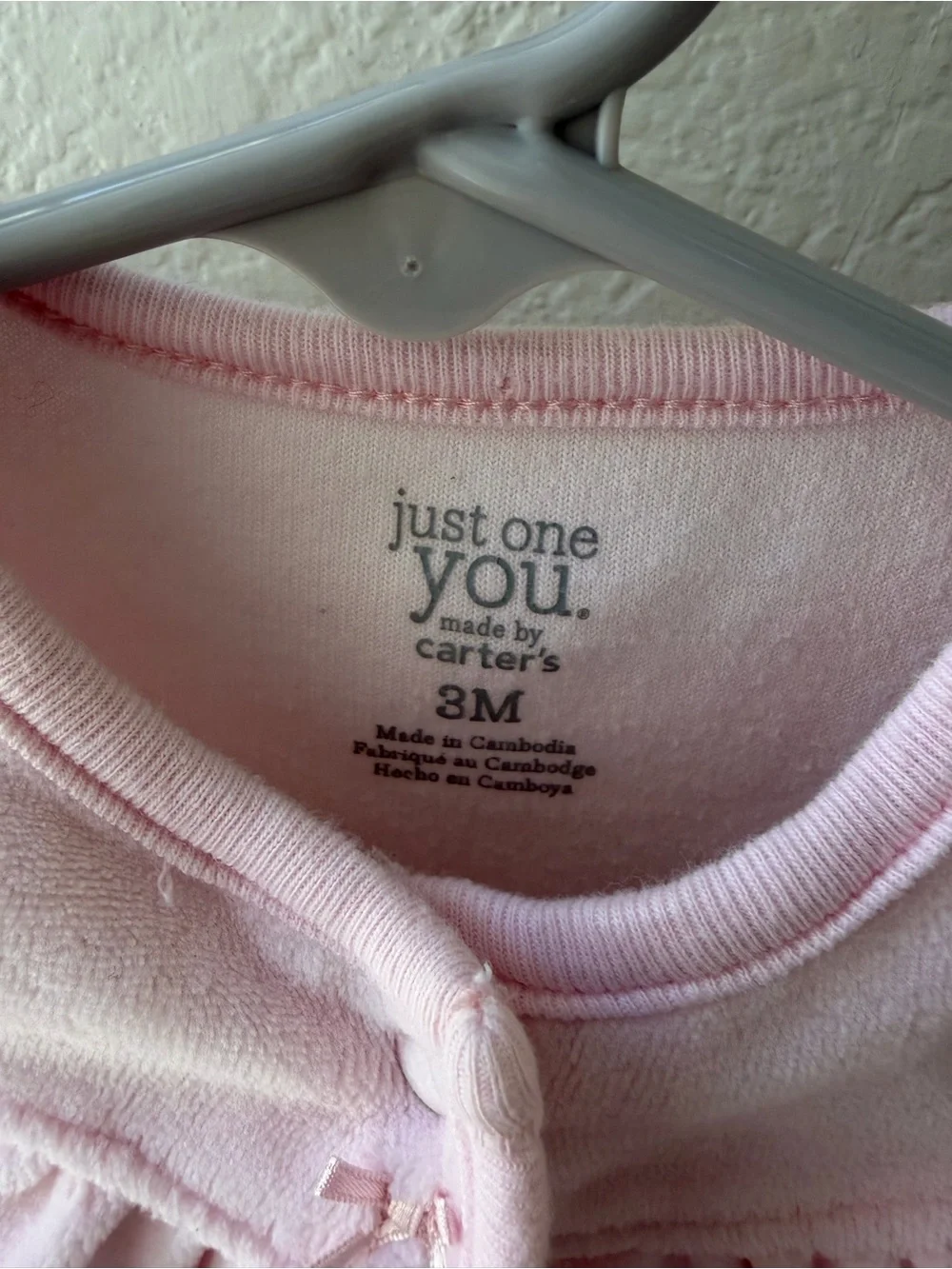 Carter's Light Pink Baby Cardigan